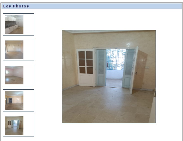 Mannouba&nbsp;La Mannouba&nbsp;Location&nbsp;Appart. 3 pi�ces&nbsp;Etage de villa