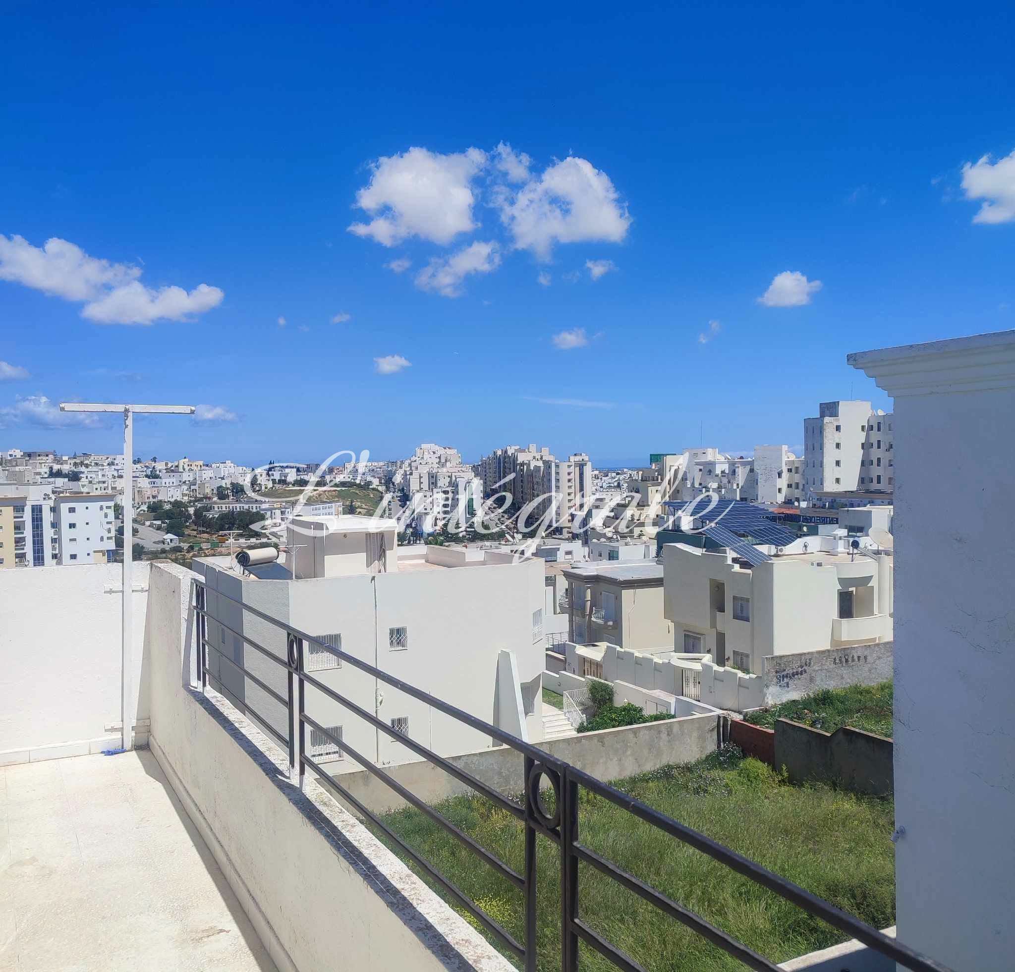 Ariana Ville&nbsp;Cite Ennasr 2&nbsp;Location&nbsp;Appart. 2 pi�ces&nbsp;S1 avec terrasse