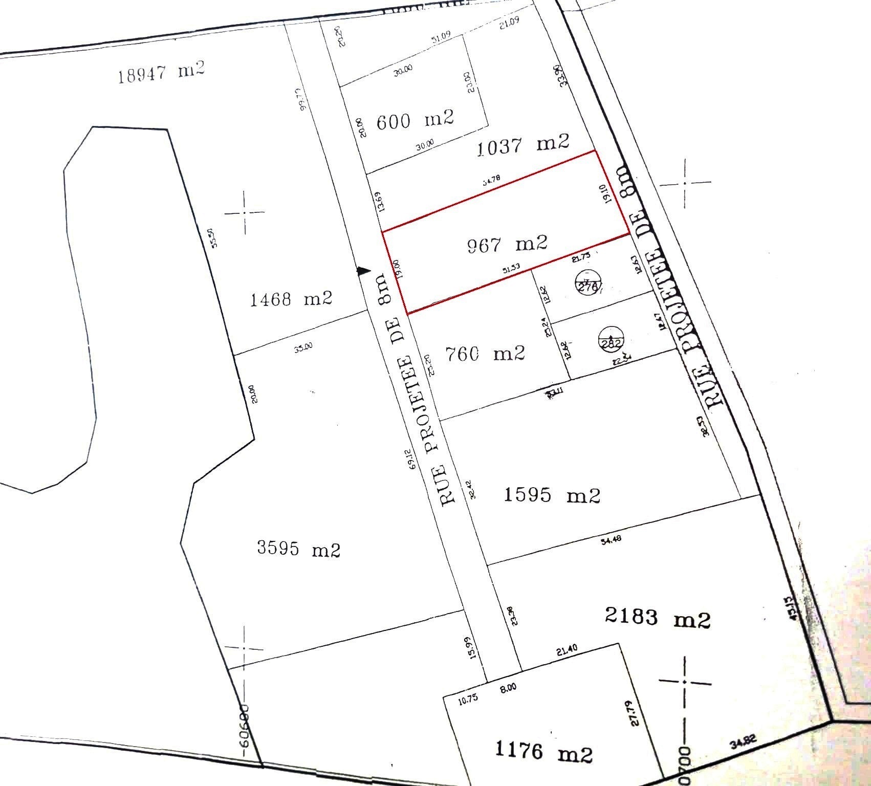 Hammam Sousse&nbsp;Hammam Sousse Gharbi&nbsp;Terrain&nbsp;Terrain nu&nbsp;Terrain pour l'avenir 967m � hammem sousse ghrabi