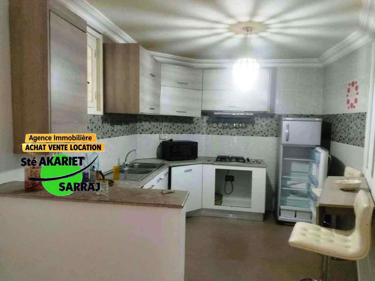 Akouda&nbsp;Chatt Meriem&nbsp;Vente&nbsp;Appart. 3 pi�ces&nbsp;Appartement s2 proche de la plage chatt mariem