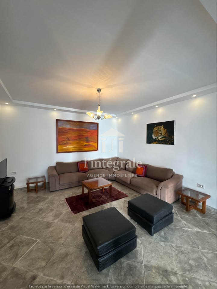 Mnihla&nbsp;Jardins d'el Menzah&nbsp;Location&nbsp;Appart. 2 pi�ces&nbsp;S1 meubl� et avec jardin cit�lfaouz