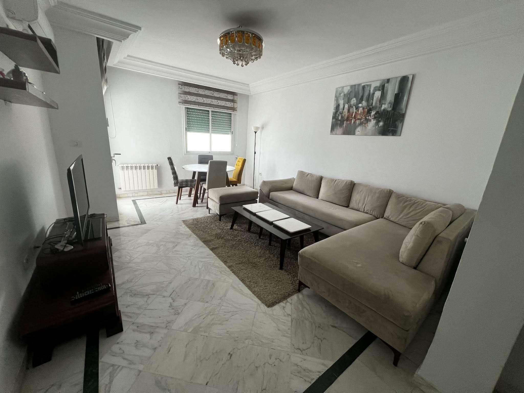 La Soukra&nbsp;La Soukra&nbsp;Location&nbsp;Appart. 3 pi�ces&nbsp;S3 meuble la soukra 1800