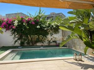 La Marsa&nbsp;Gammart&nbsp;Location&nbsp;Maisons&nbsp;   villa s4 avec piscine  ref1099a