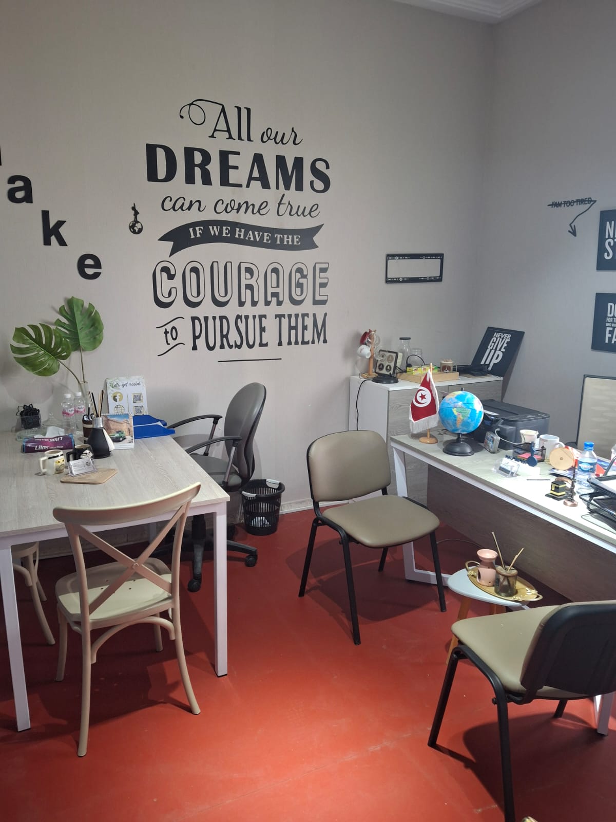 Ariana Ville&nbsp;El Menzah 5&nbsp;Location&nbsp;Appart. 1 pi�ce&nbsp;Beau bureau menzah 5