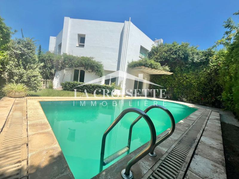 La Marsa&nbsp;Marsa Ennassim&nbsp;Location&nbsp;Maisons&nbsp;Villa s3 avec piscine � la marsa mvl1695