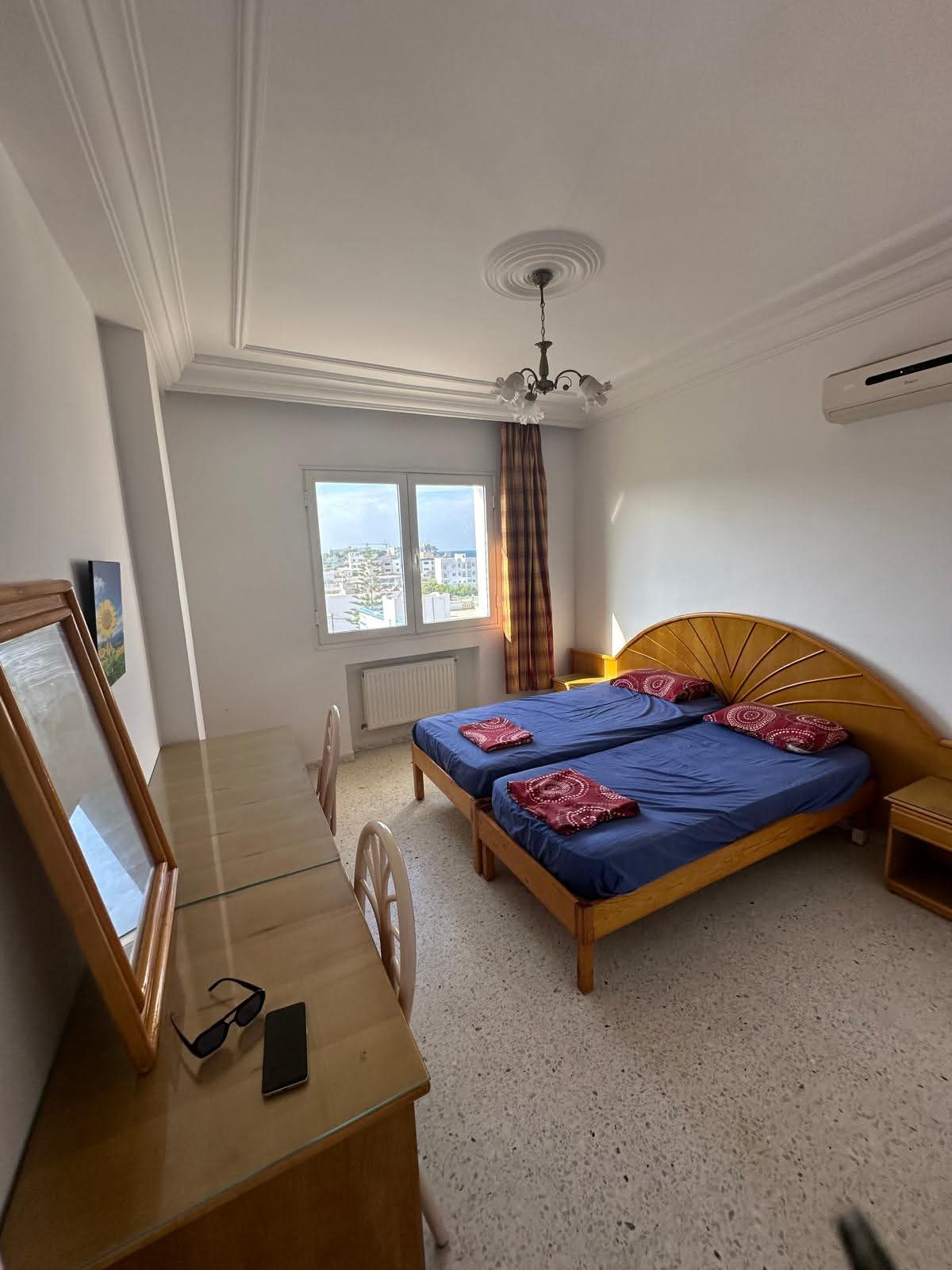Akouda&nbsp;Chatt Meriem&nbsp;Vente&nbsp;Appart. 2 pi�ces&nbsp;Apartement pieds dans leau spacieux