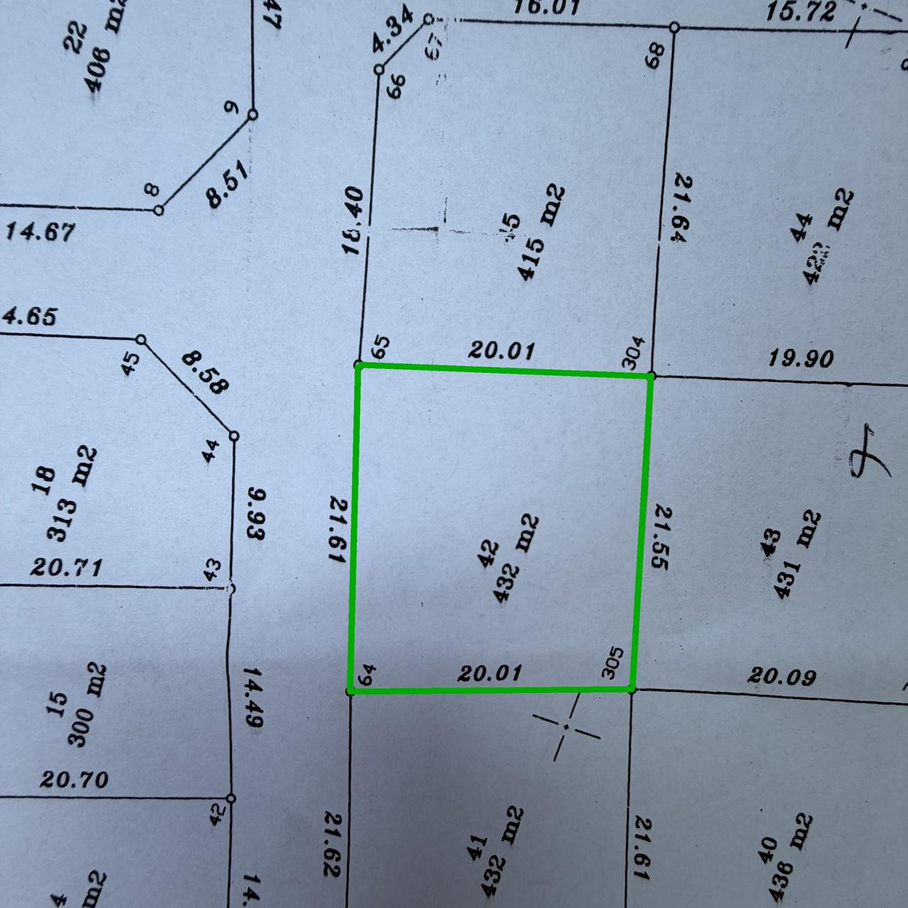 Hammam Chatt&nbsp;Borj Cedria&nbsp;Vente&nbsp;Autre&nbsp;Av terrain 432 m2