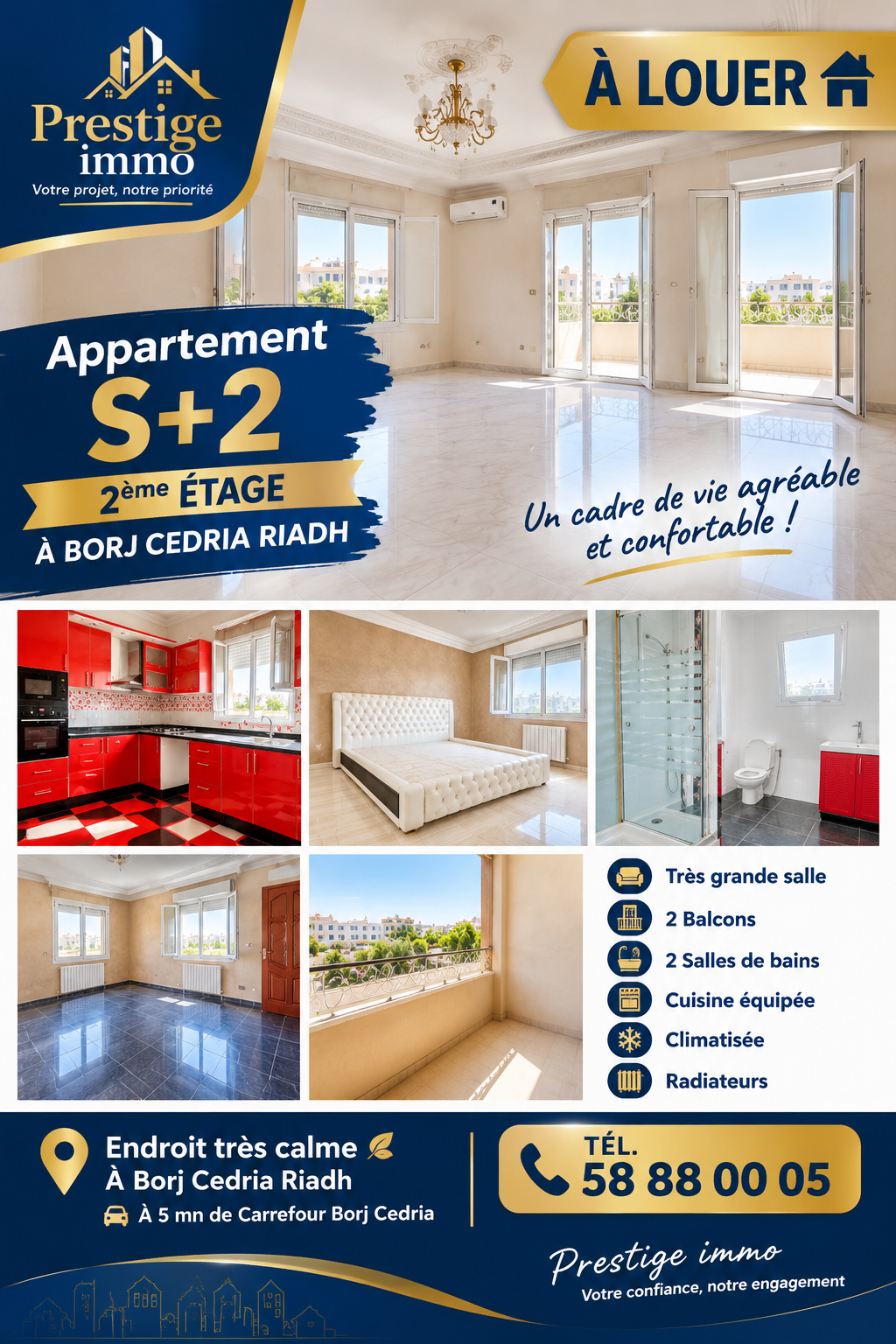 Soliman&nbsp;Soliman&nbsp;Location&nbsp;Appart. 2 pi�ces&nbsp;Appartement s 2