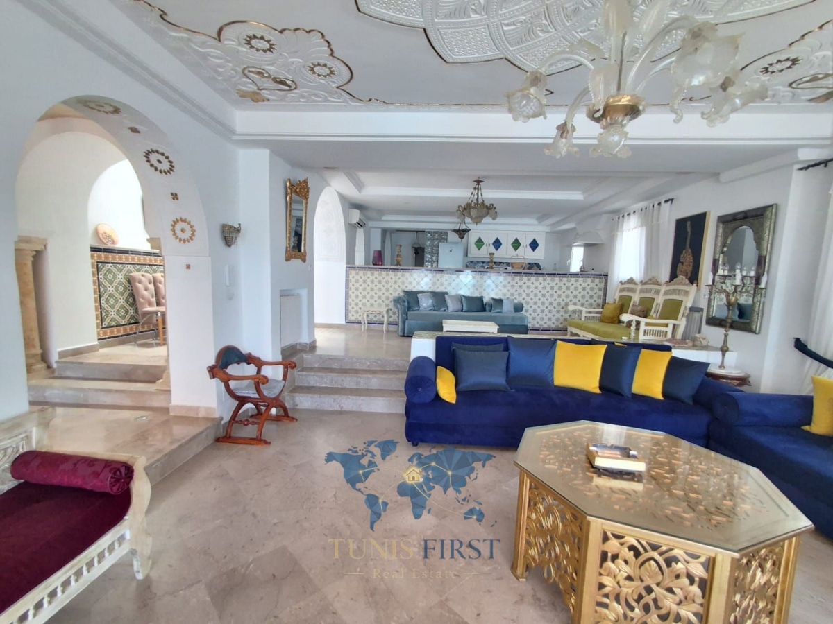 La Marsa&nbsp;Marsa Safsaf&nbsp;Location&nbsp;Maisons&nbsp;Une joliesse villa meubl� � la marsa corniche