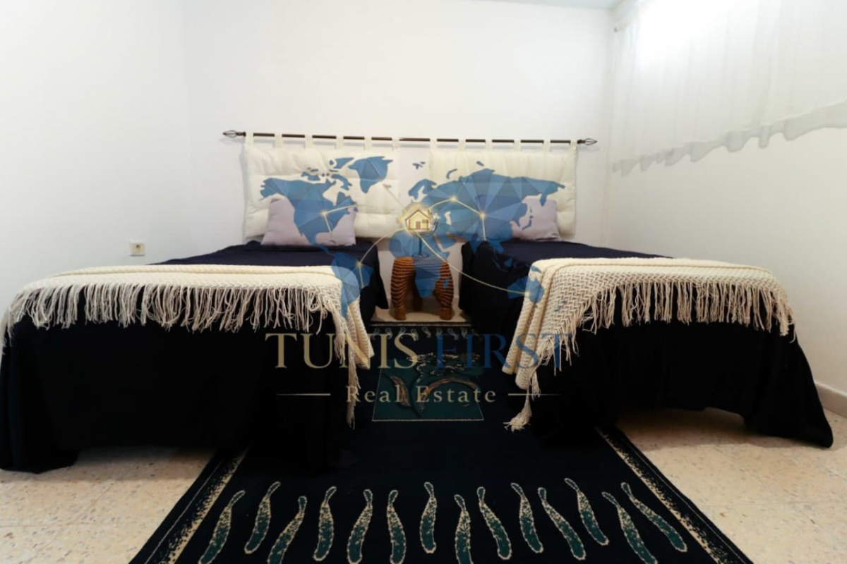La Marsa&nbsp;Marsa Safsaf&nbsp;Location&nbsp;Appart. 3 pi�ces&nbsp;Un rdj s2 meubl� pour courte dur�e � la marsa