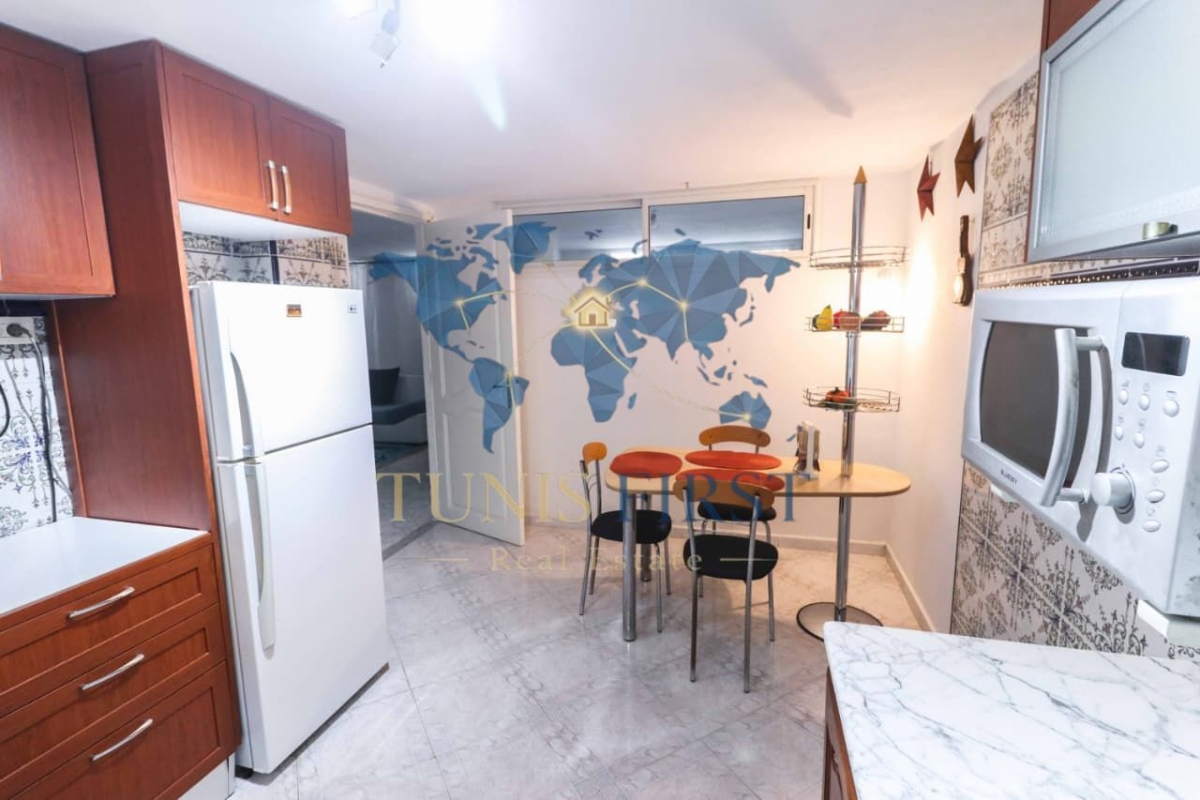 La Marsa&nbsp;Marsa Safsaf&nbsp;Location&nbsp;Appart. 3 pi�ces&nbsp;Un rdj s2 meubl� pour courte dur�e � la marsa