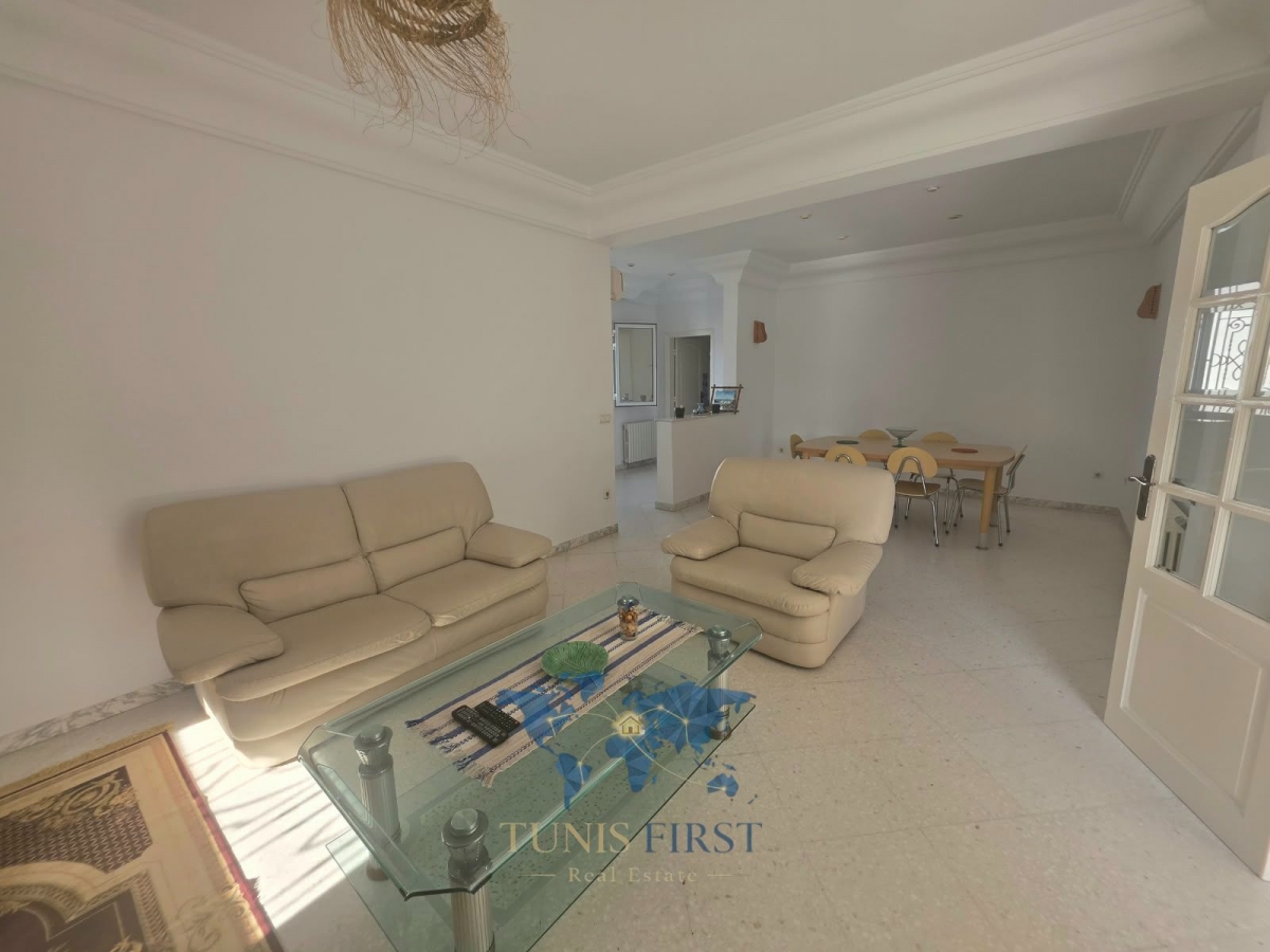 La Marsa&nbsp;Cite Erriadh&nbsp;Location&nbsp;Appart. 4 pi�ces&nbsp;S3 meubl� � la marsa