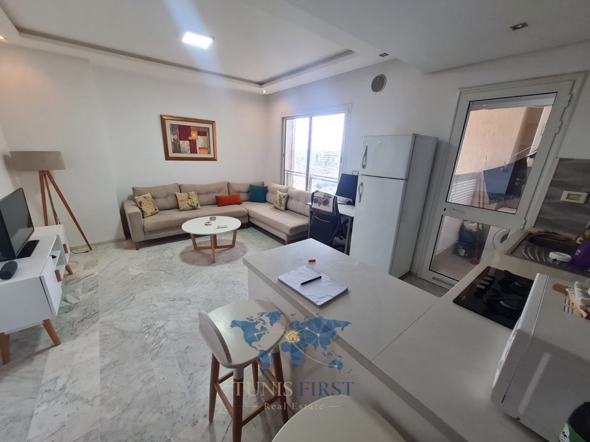 Ain Zaghouan&nbsp;Jardins de Carthage&nbsp;Location&nbsp;Appart. 2 pi�ces&nbsp;Coquet s1 meubl� aux  jardins de carthage