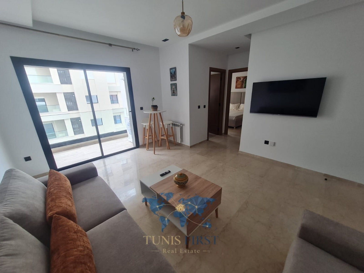 Ain Zaghouan&nbsp;Jardins de Carthage&nbsp;Location&nbsp;Appart. 2 pi�ces&nbsp;Appartement meubl� aux  jardins de carthage