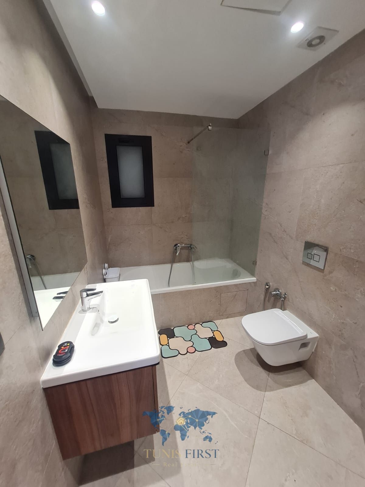 Ain Zaghouan&nbsp;Jardins de Carthage&nbsp;Location&nbsp;Appart. 2 pi�ces&nbsp;Appartement meubl� aux  jardins de carthage