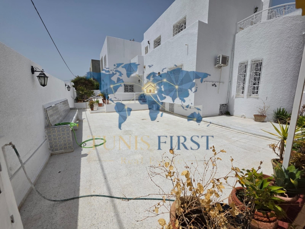 La Marsa&nbsp;Marsa Ennassim&nbsp;Vente&nbsp;Appart. 4 pi�ces&nbsp;Rez de chauss�e de villa � la marsa ennassim