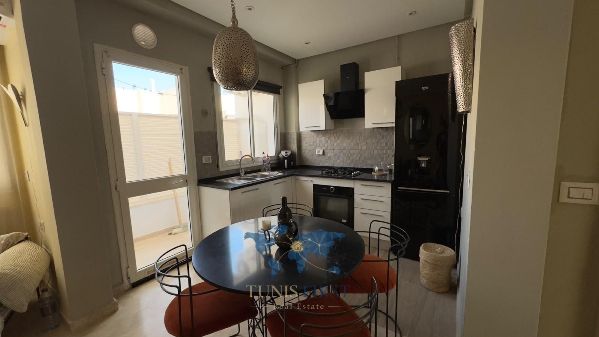 La Marsa&nbsp;Gammart&nbsp;Location&nbsp;Appart. 3 pi�ces&nbsp;S2 meubl� � gammarth