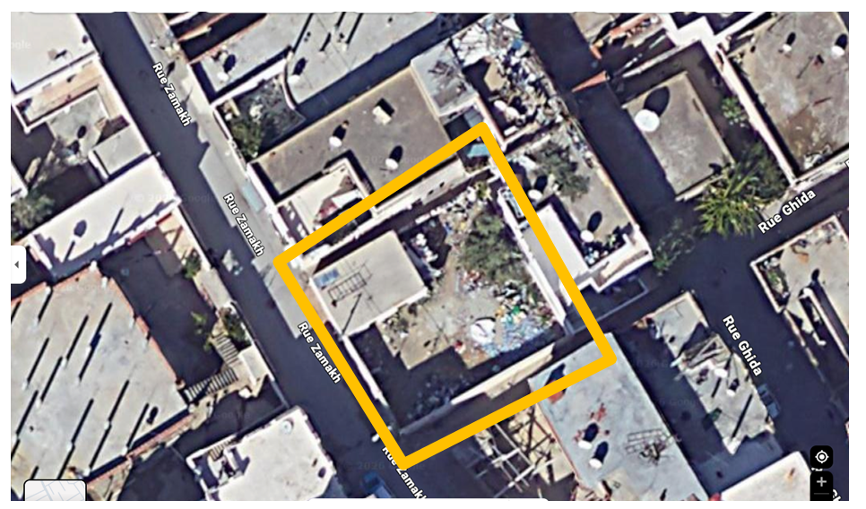 La Soukra&nbsp;Cite Ennacim&nbsp;Terrain&nbsp;Terrain nu&nbsp;Lot de terrain titre bleu engendrant un studio
